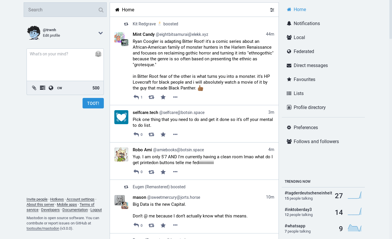 Mastodon浅色主题